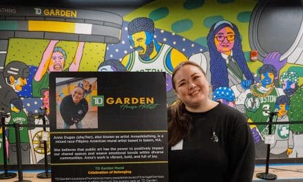 Dugan mural lights up TD Garden