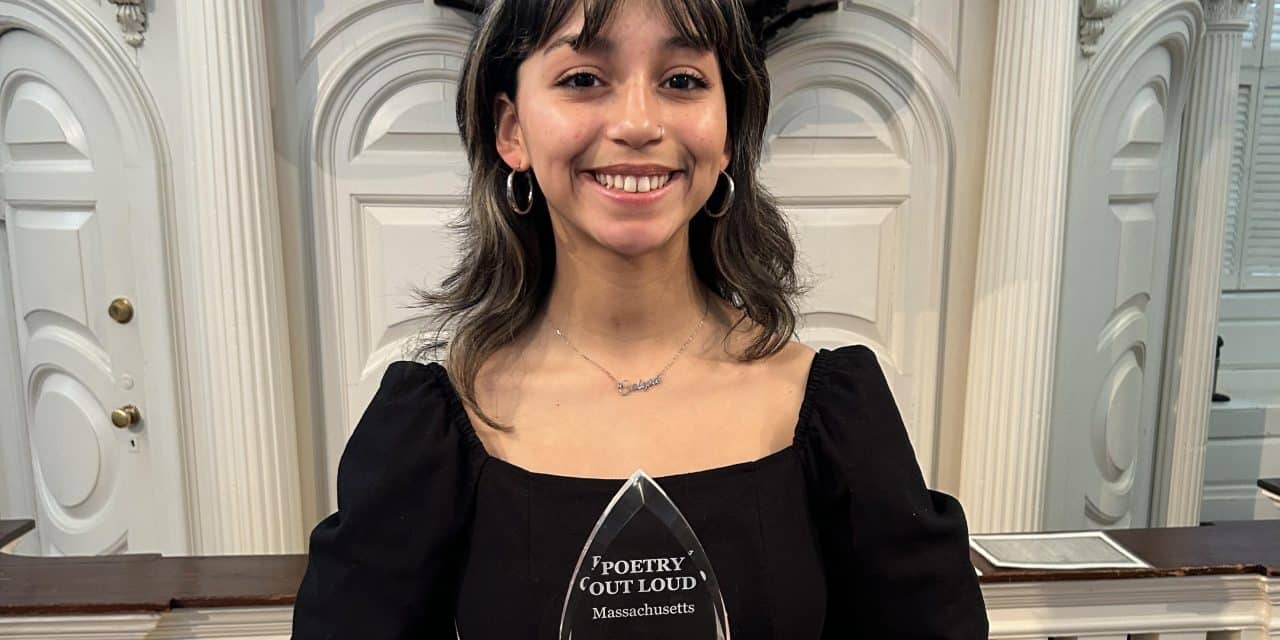 MHS’ Alba hits high note as  state Poetry Out Loud runner-up!