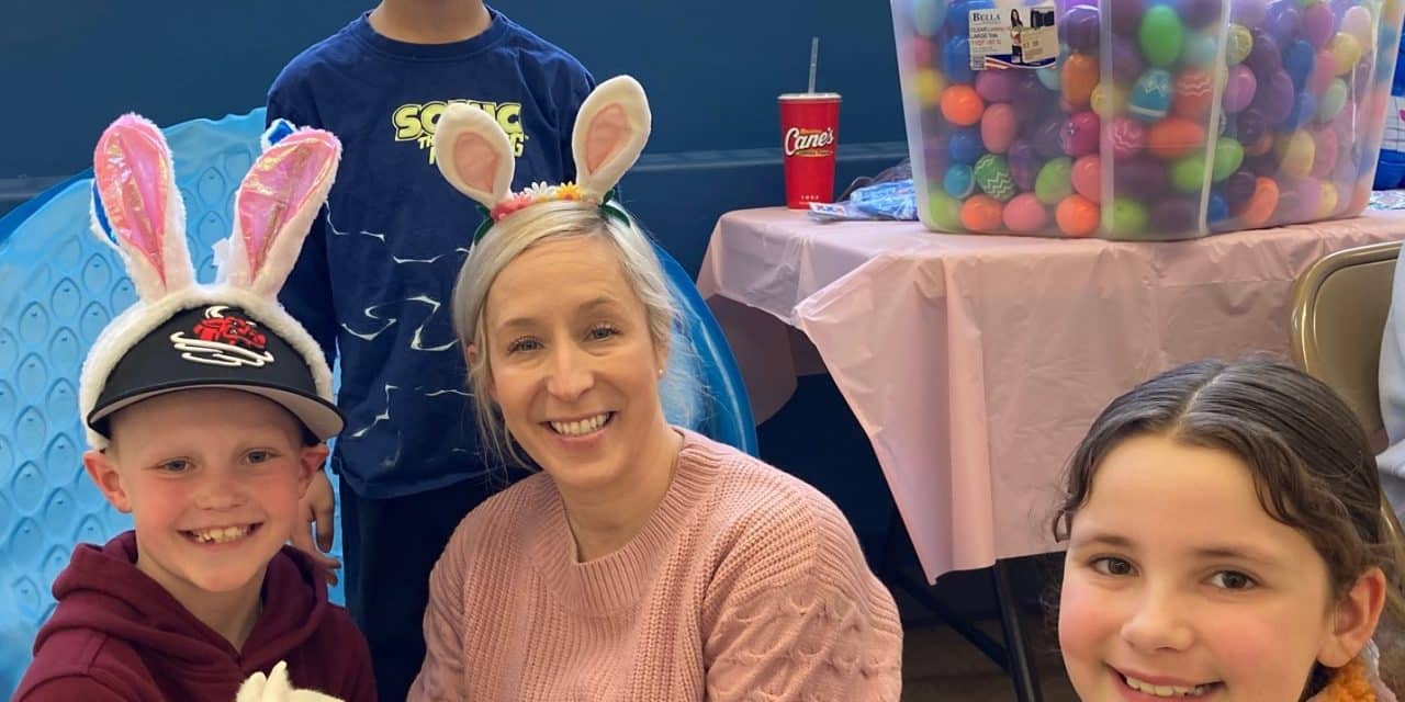 St. Monica’s gets a JUMP on Easter fun!