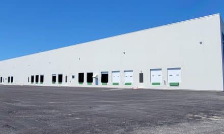 Massive warehouse atop Pie Hill eyes mid-summer completion
