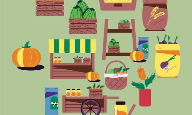 Fresh food offered at farmers markets
