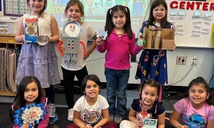 CGS kindergarten  celebrates Earth Day with Family Recycling Project