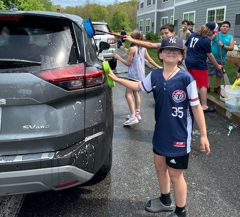 Car wash for Cooperstown … thanks to The Woods!