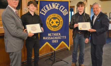 Military-bound teens honored by Exchange Club