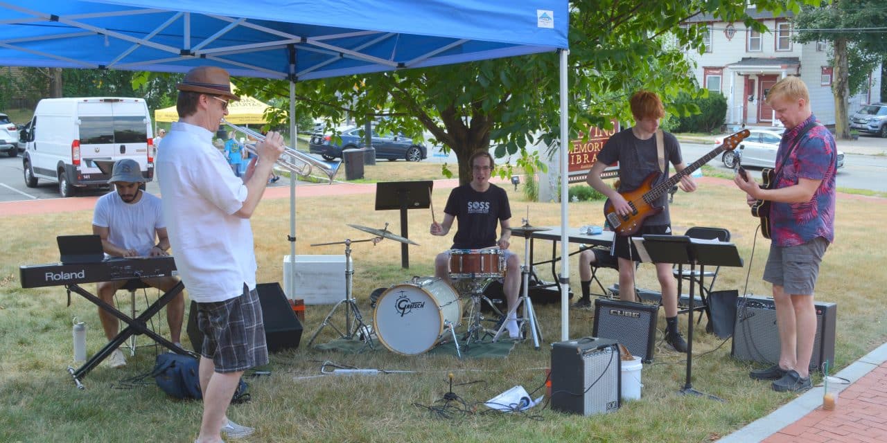 For fresh food & live music, head to the library