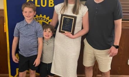 Rotary toasts top teacher, students