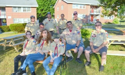 Scouts donate tables, benches to Housing Authority