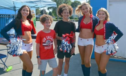 Pats cheerleaders, Taylor Swift look-alike join Methuen Pop Warner Jamboree