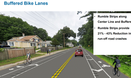 Final Rt. 110 plan: No guardrail, fewer flex posts