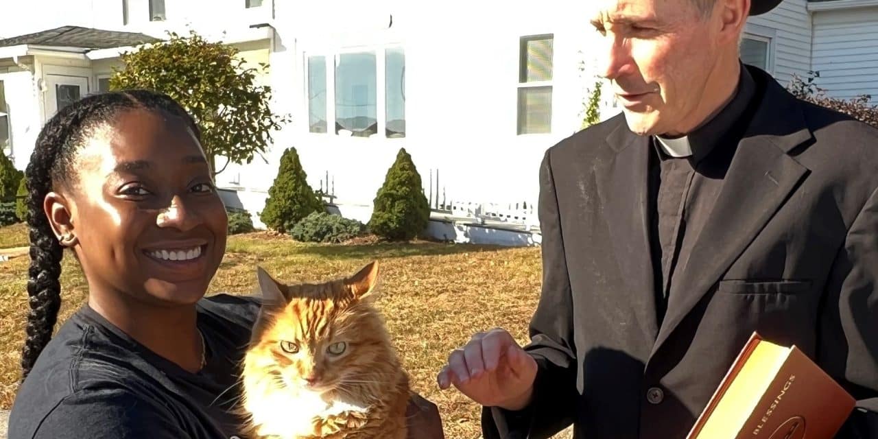 Pets & Owners Line Up For Blessings