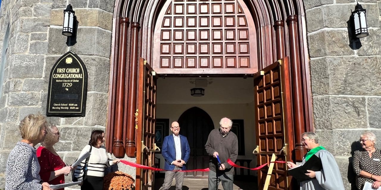 154 years later, bell tower’s leaks are plugged & entrance is renewed!