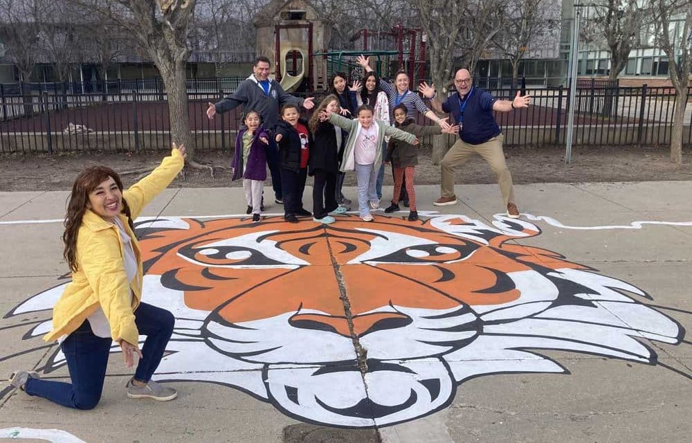 Tenney pride is ROARING at recess!