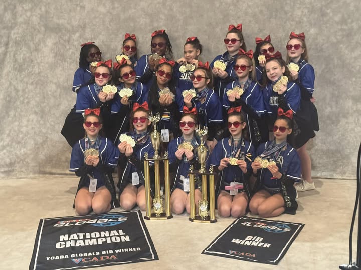 MPW cheerleaders bring home 2 National trophies!