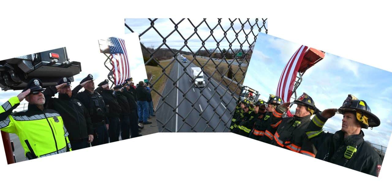 Methuen salutes Wreaths Across America convoy