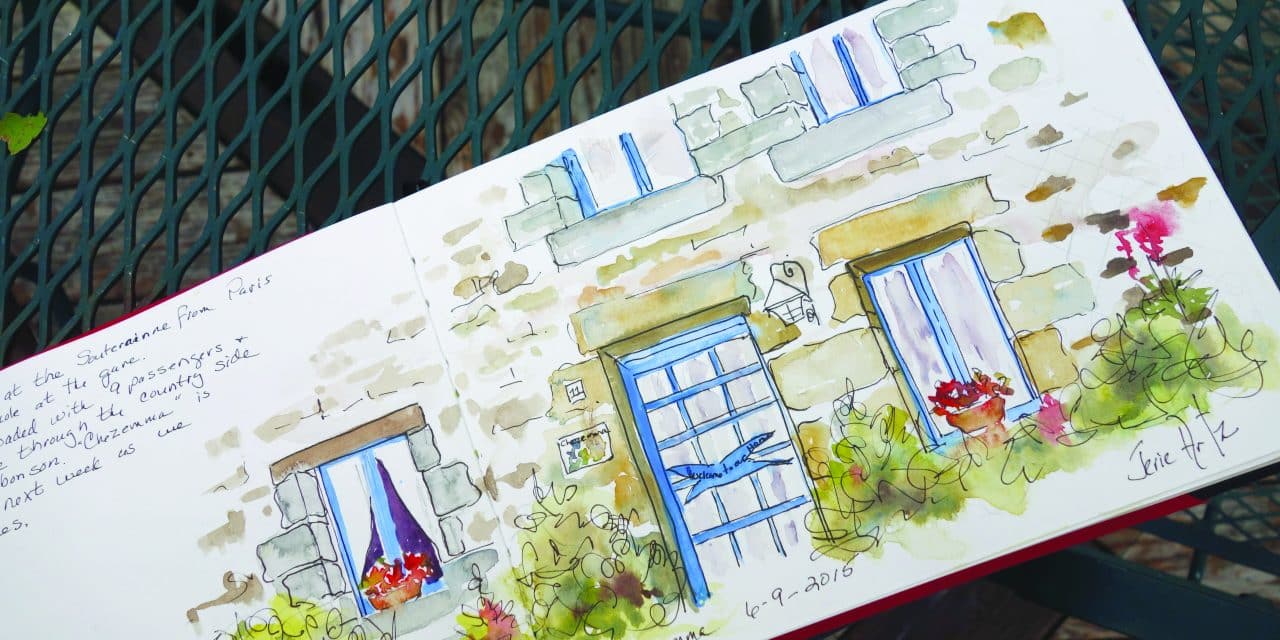 Artz’s art journals take on a French flair