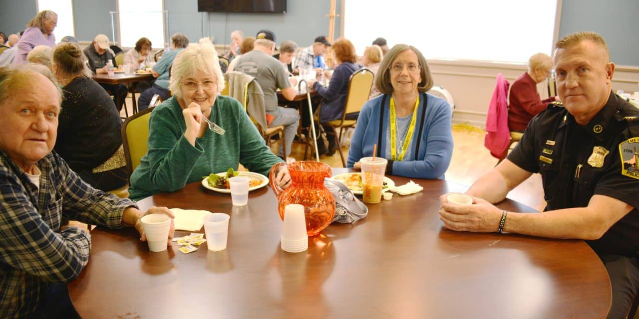 200-plus seniors enjoy pasta with Methuen police