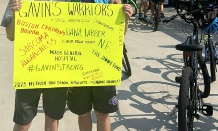 BIKING FOR HIS LIFELONG BESTIE