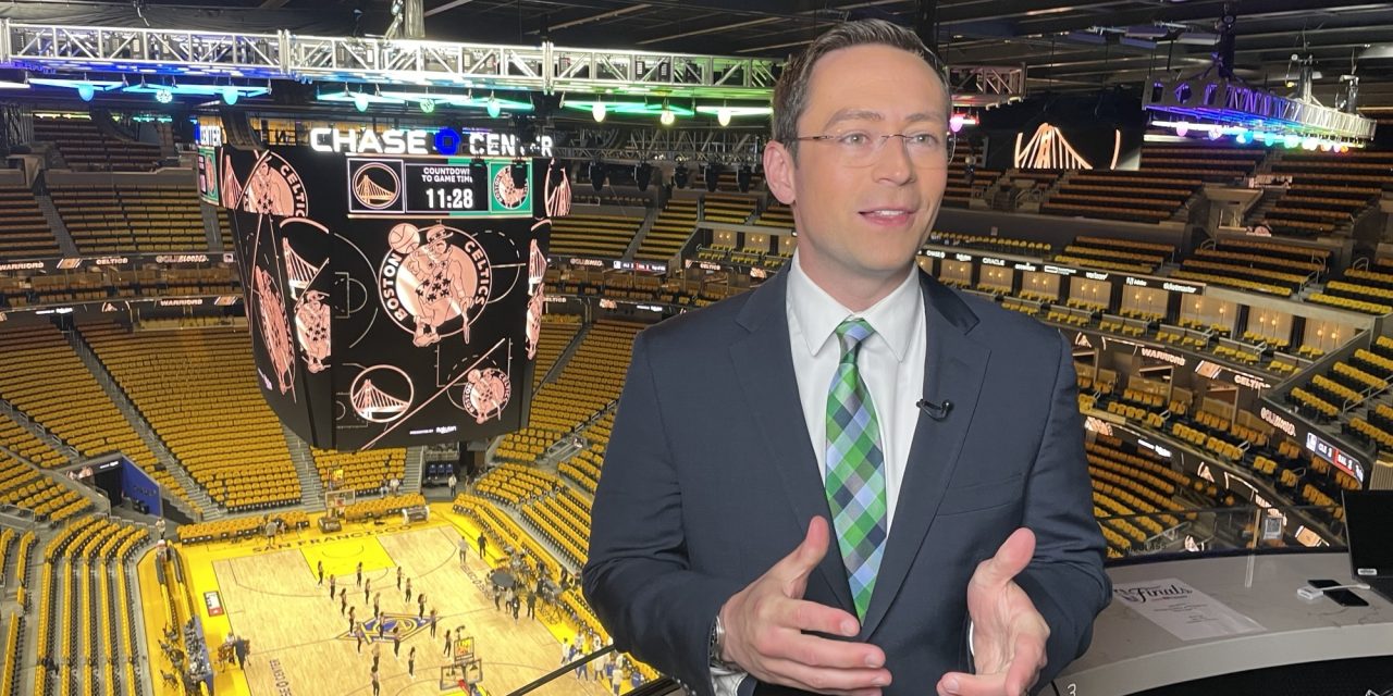 CCHS alum Mike Cronin sports a familiar face on TV news