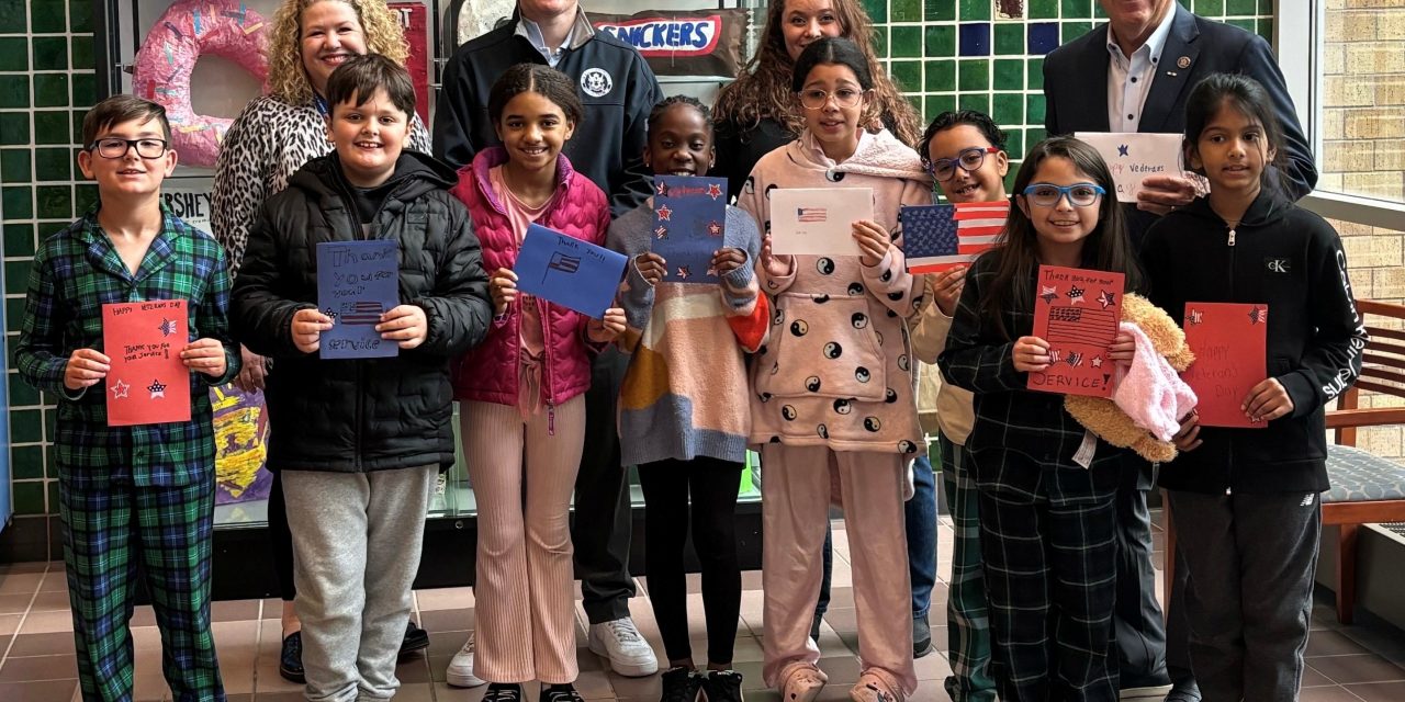 CGS pens thank-you notes for veterans
