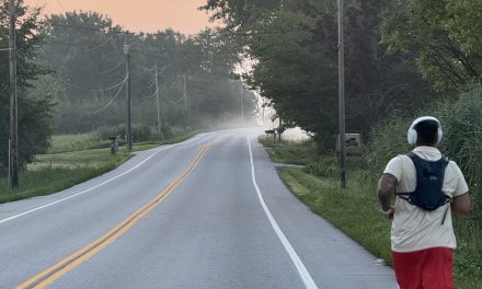 He runs across entire states for the challenge & good causes