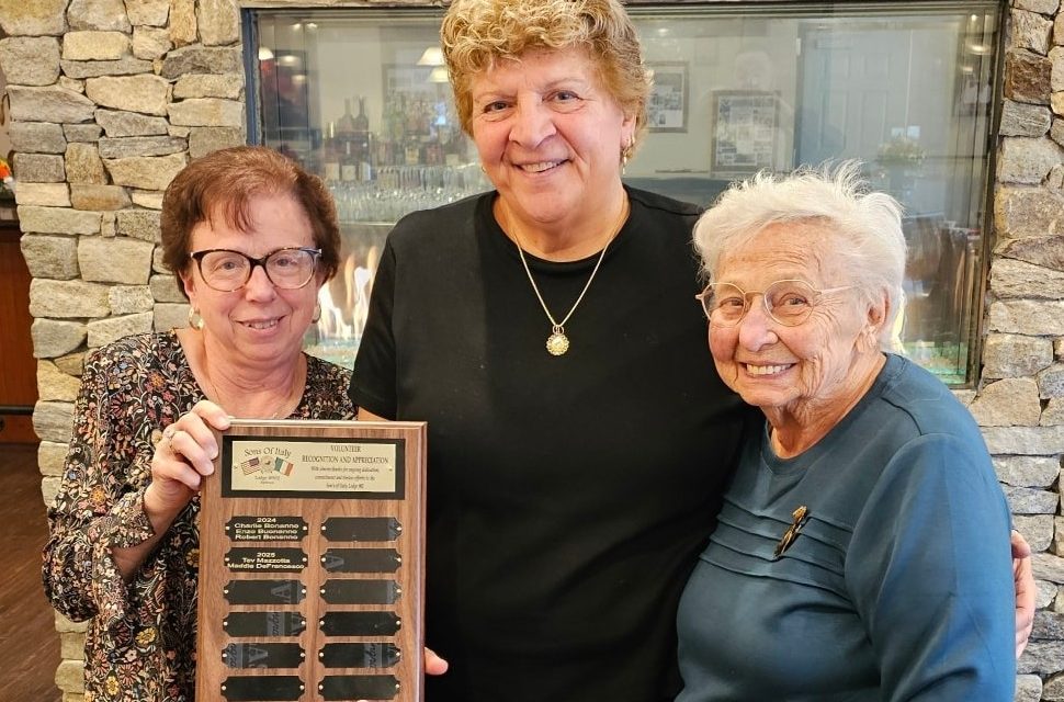 Sons of Italy says ‘grazie’ to its devoted volunteers