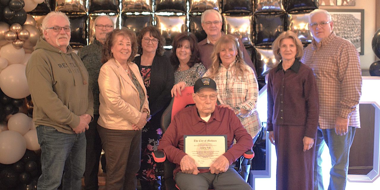 Happy 100th birthday,  Joseph Feole!