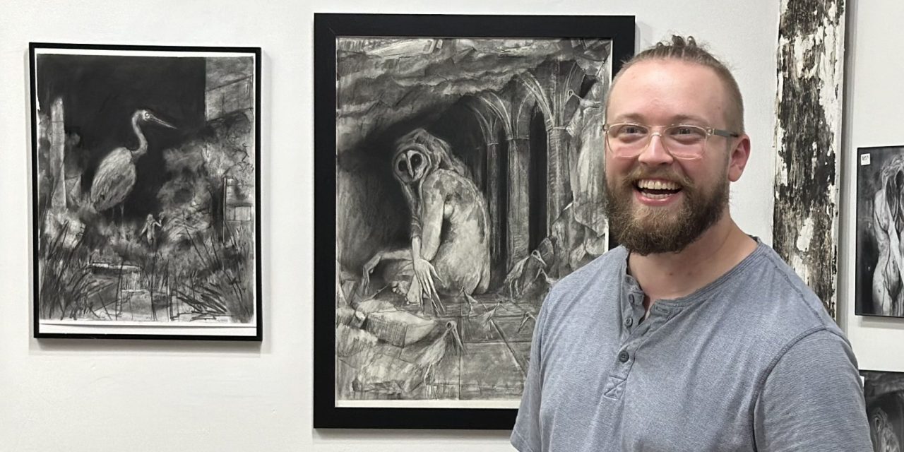 Artist pushes boundaries in his fantastical drawings