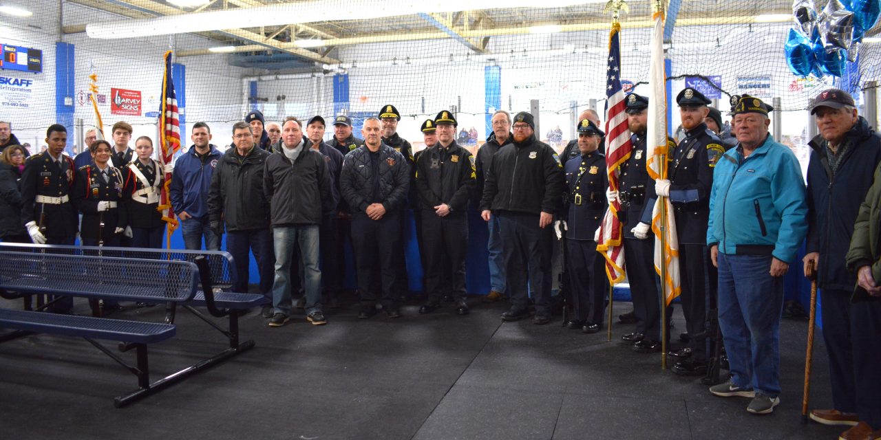 MHS hockey honors military, 1st responders