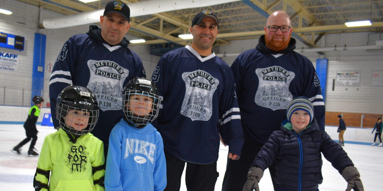 Cops & kids hit the ice!
