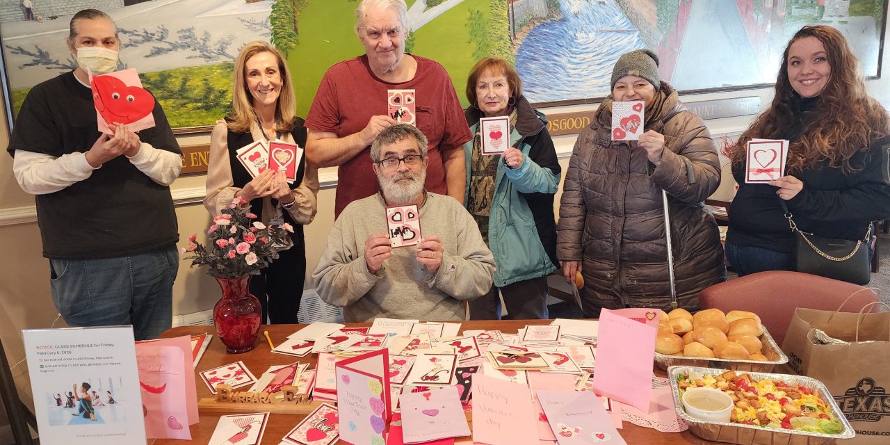 Hundreds of homemade Valentines sent love to seniors & veterans