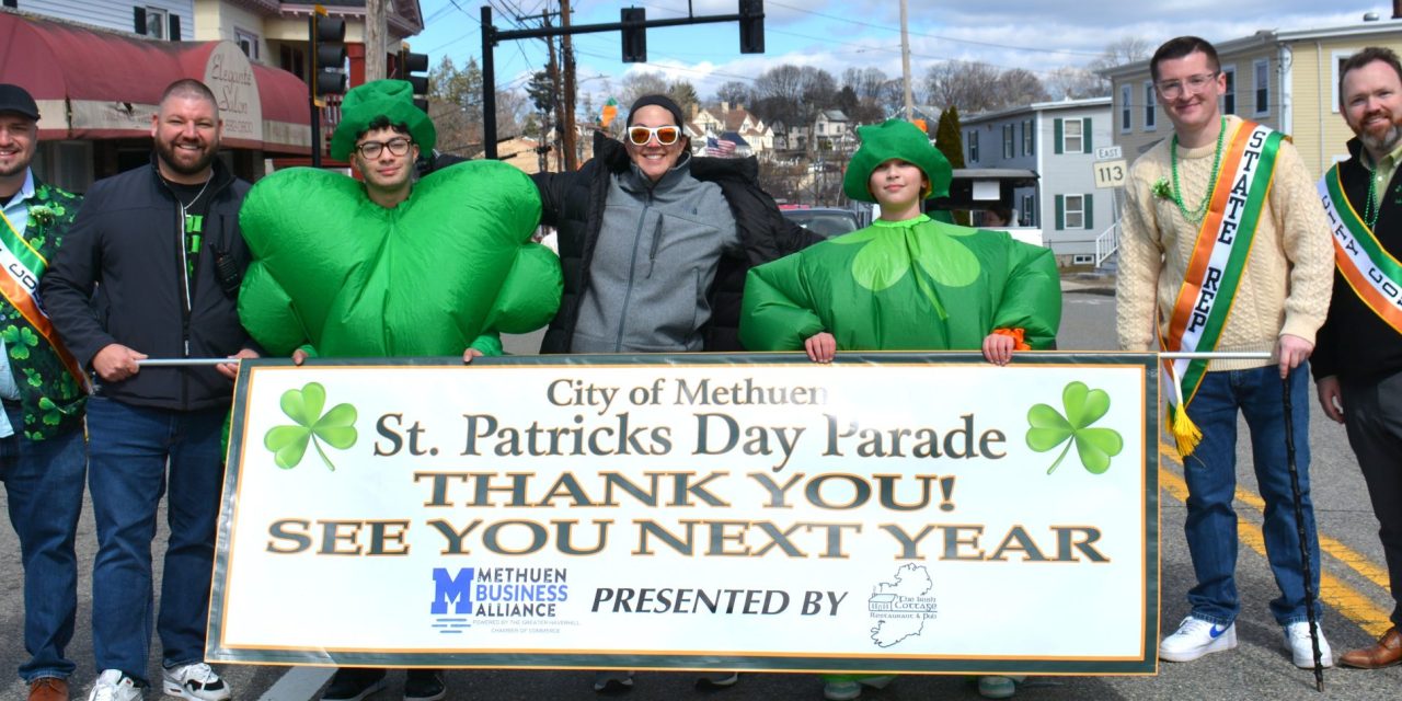 Irish pride parades through Methuen!