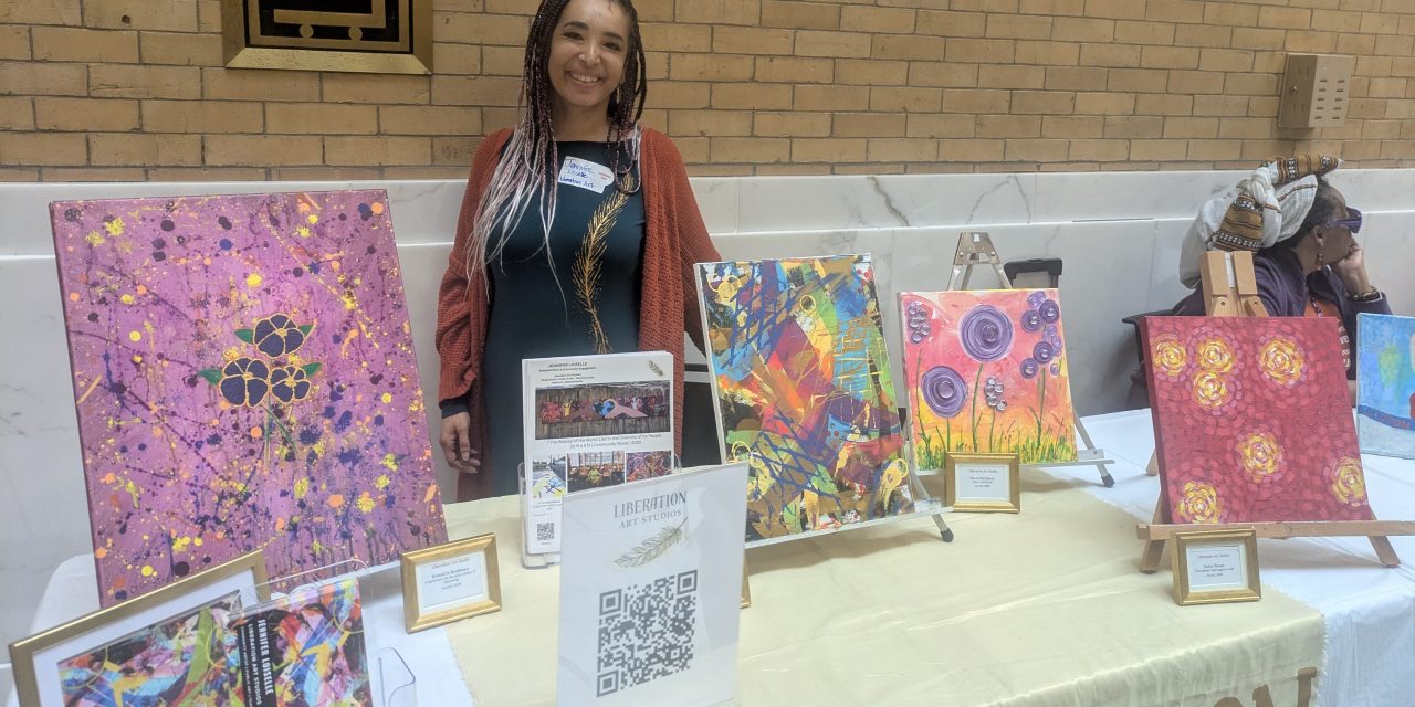 Artist Loiselle joins day of creativity at Statehouse