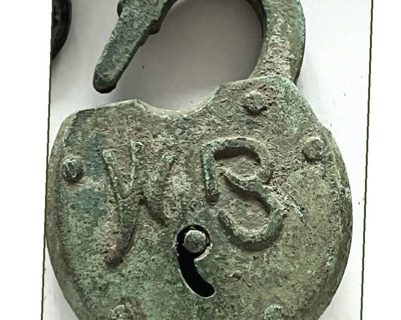 1890s padlock holds the key to a sweet memory!