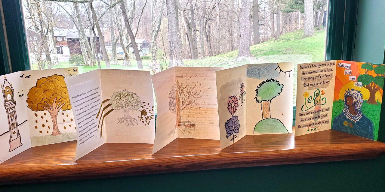 Art + literature = fun for St. Monica’s & library!