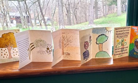 Art + literature = fun for St. Monica’s & library!