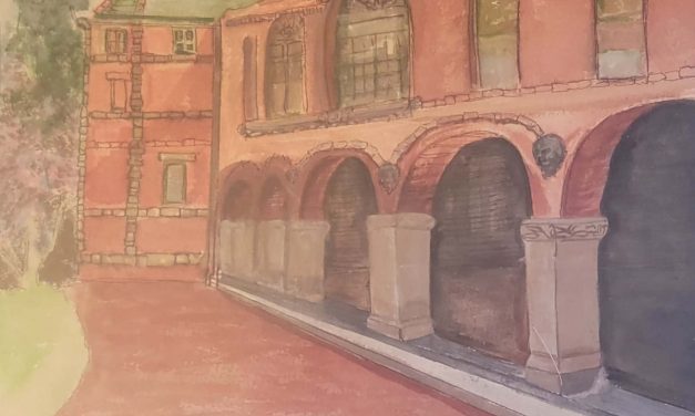 Capturing a masterpiece …  while plein-air painting