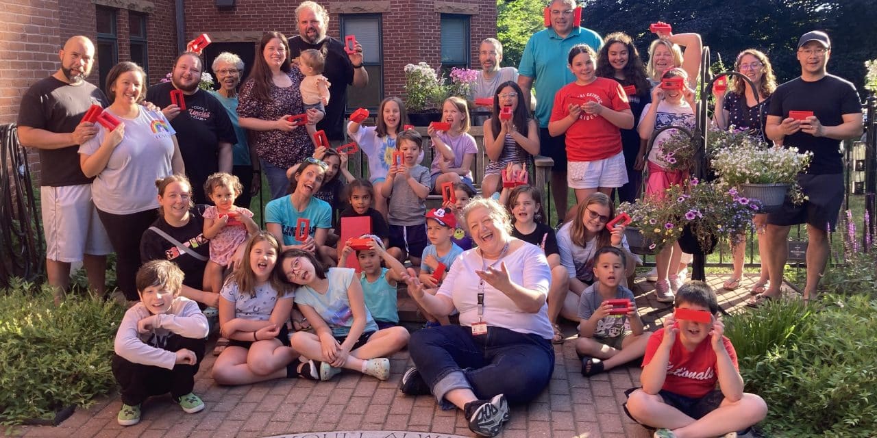 Oh, snap! LEGO fans help build Fourth flag for Pops